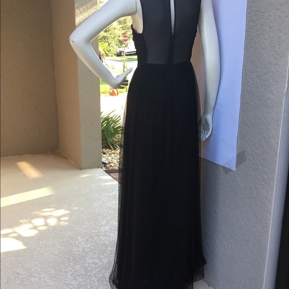 Black BOHO CHIC TUILE DRESS - Picture 6 of 9